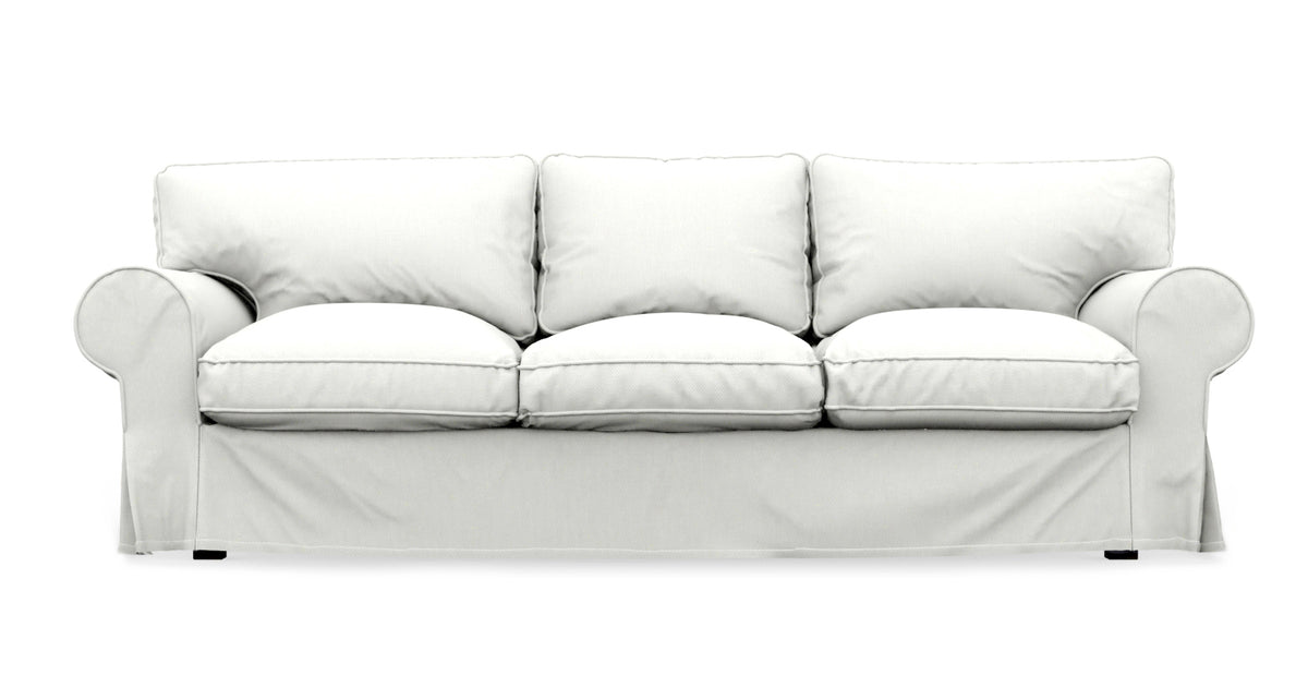 EKTORP 3 Seat IKEA Sofa Bed Cover Natural Off White Comfortly