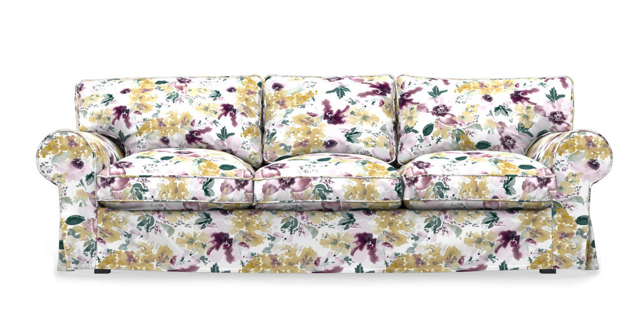 Housse Sur Mesure Pour Canapé-lit Ektorp 3 Places - Tissu Mélange Cachemire Imperméable