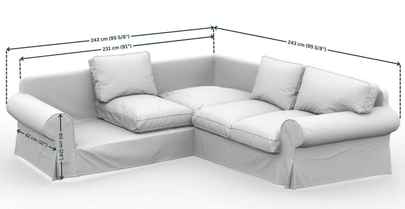 Corner Sofa Ektorp Sofa Cover With Chaise IKEA EKTORP Corner Sofa