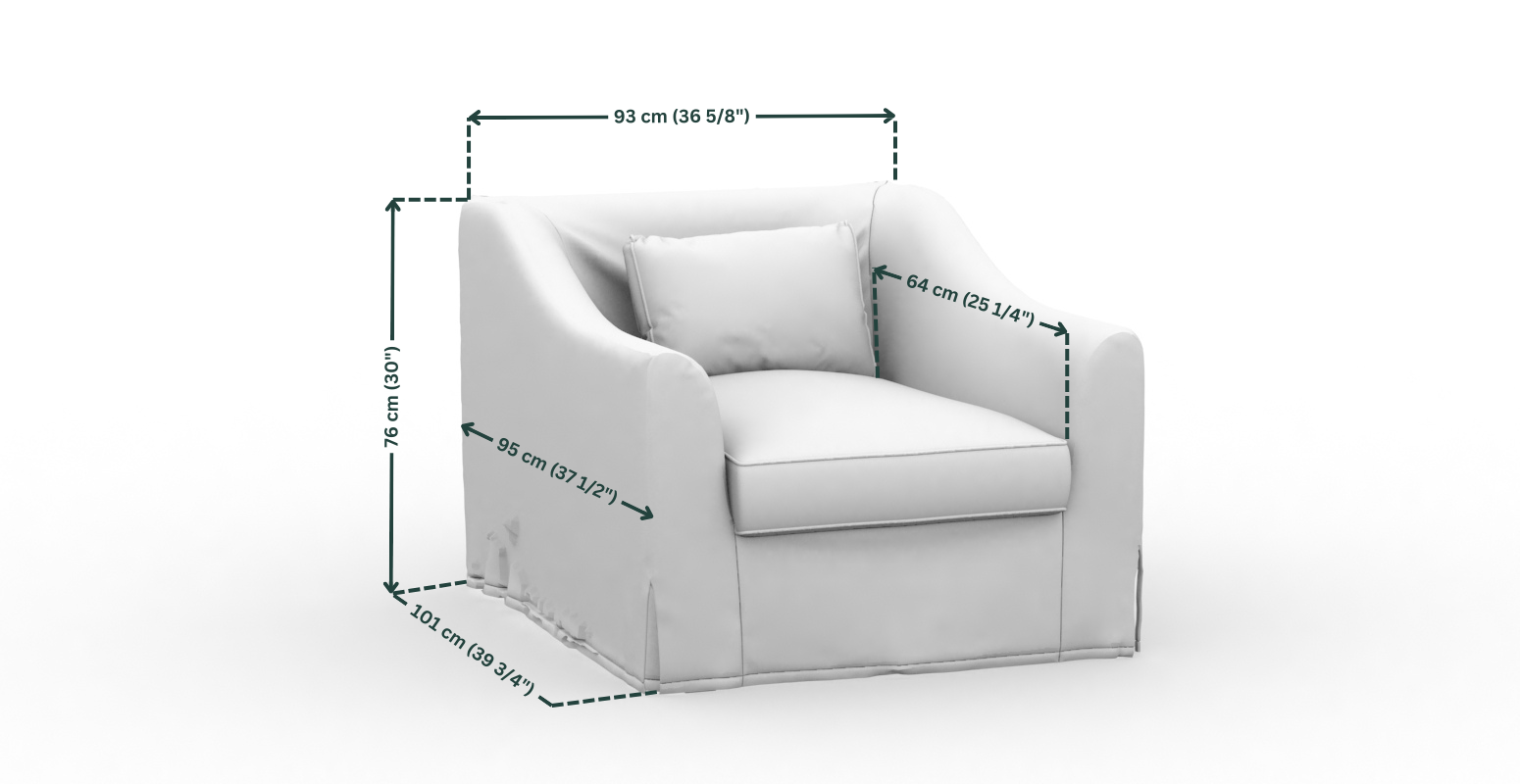 IKEA FÄRLÖV armchair cover – Comfortly