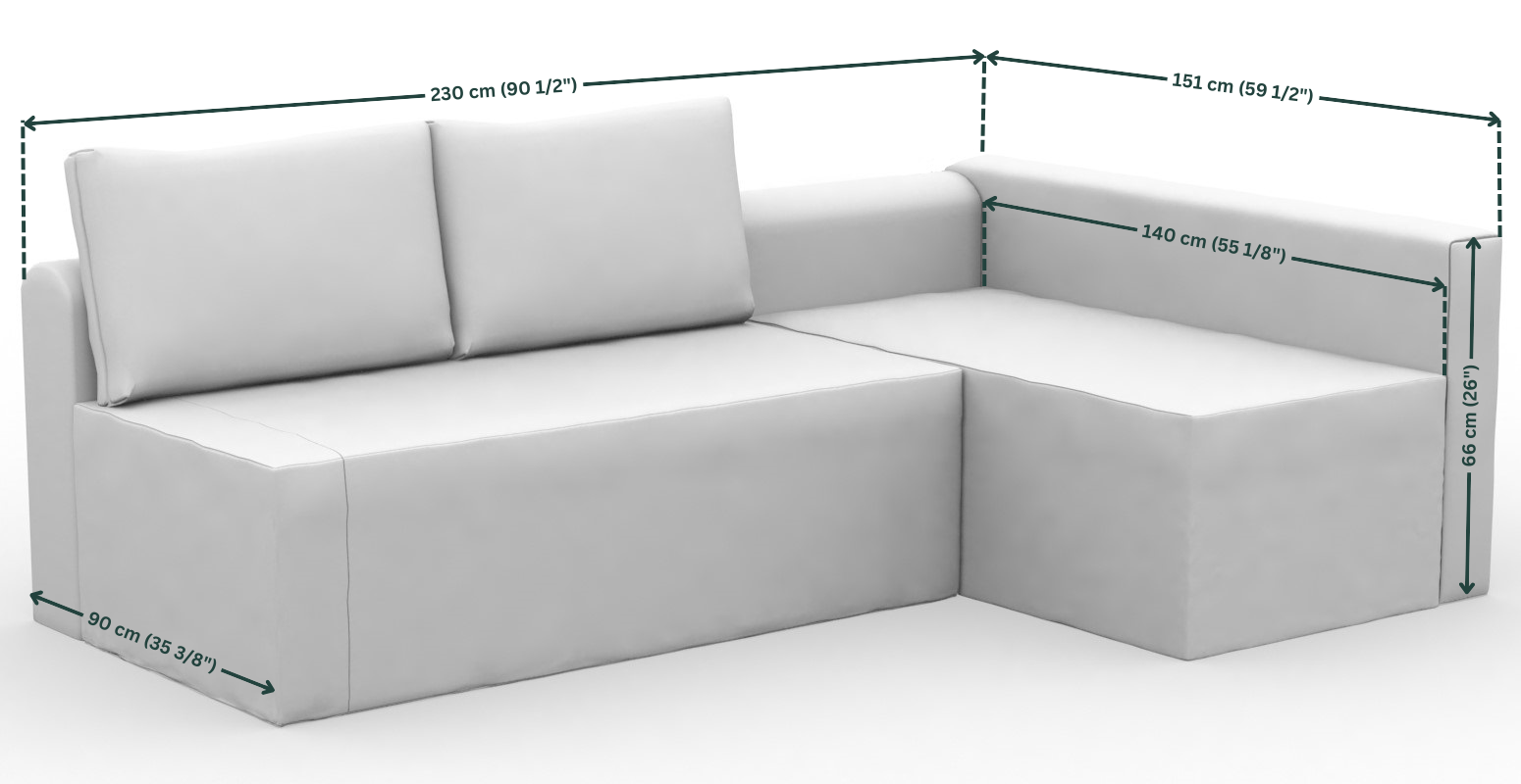 FRIHETEN IKEA Corner Sofa Bed Right Cover With 5 Cushions – Comfortly