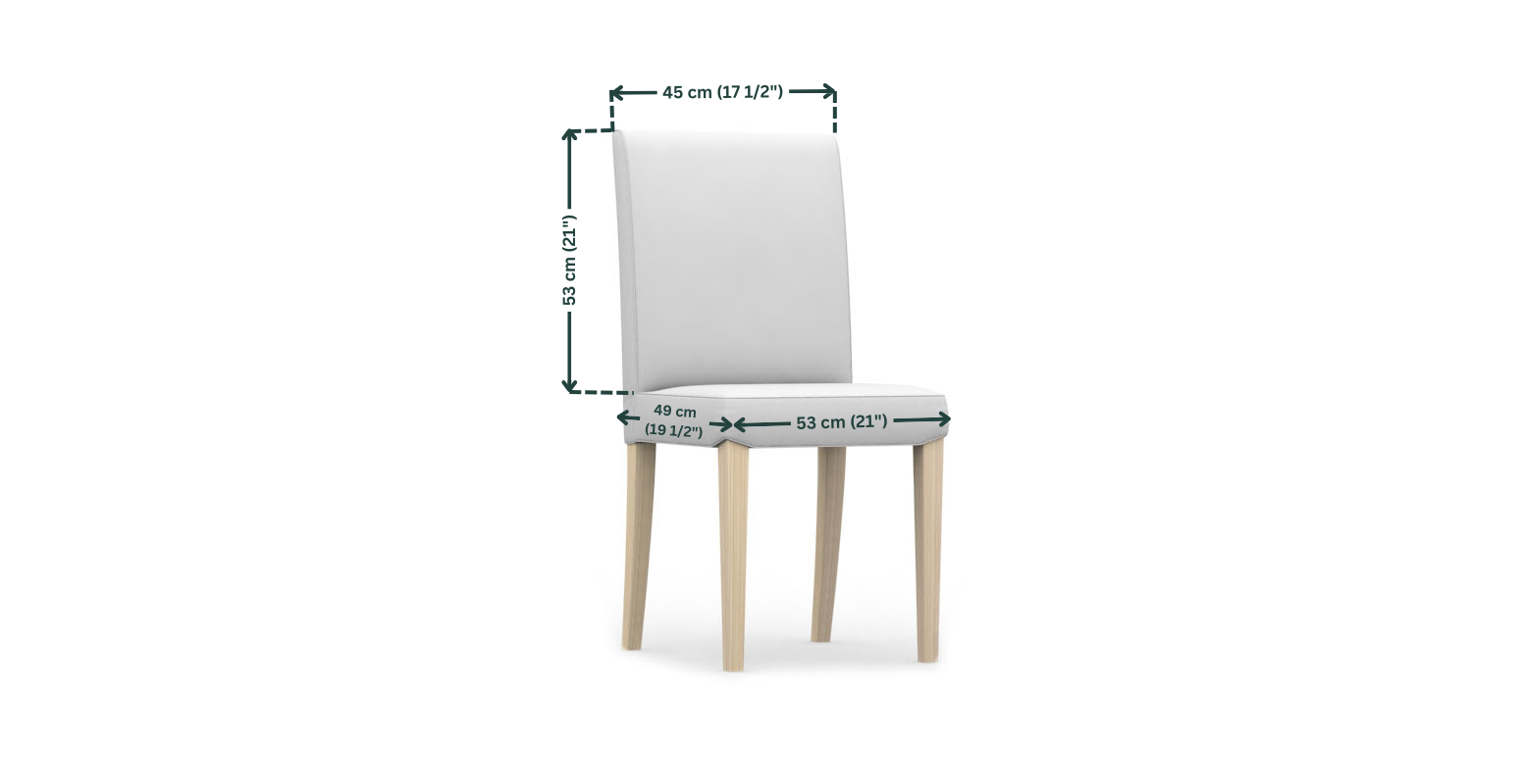 HENRIKSDAL IKEA Chair Medium Skirt With Pleats Cover - Larger Size