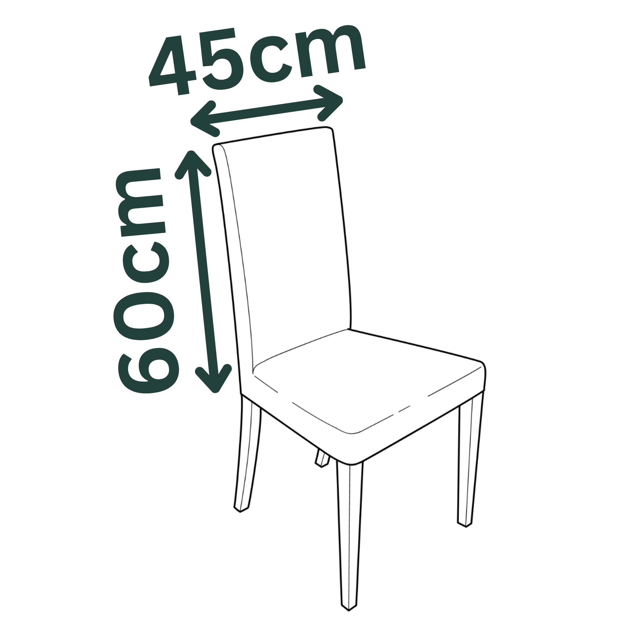 HARRY IKEA stol klädsel - Större modell