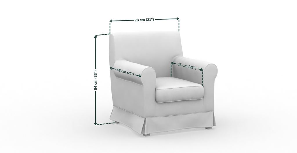 IKEA JENNYLUND armchair cover Comfortly
