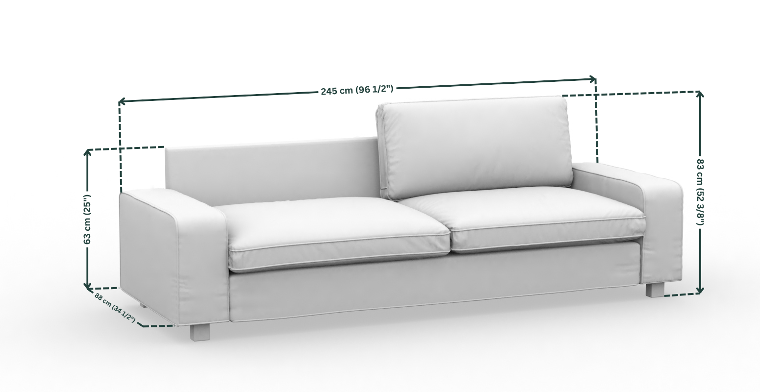 Seater Sofa Bed Ikea Kivik Sofa Slipcover Couch Cover ONLY! For