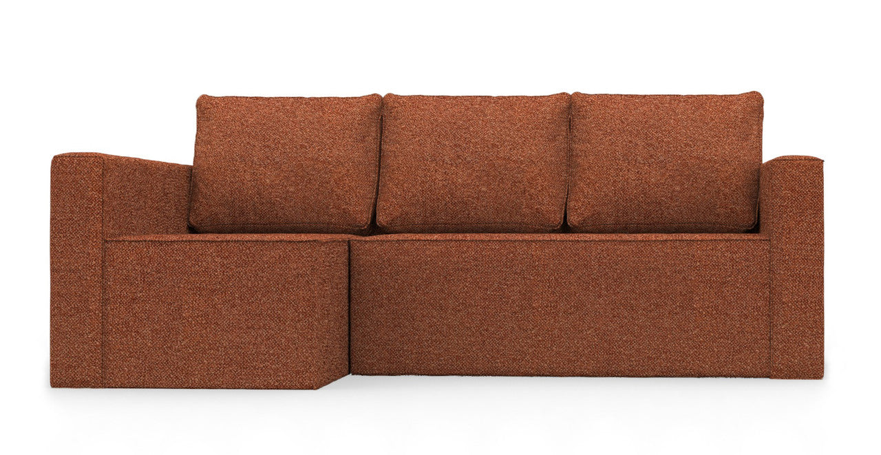 MASTERS OF COVERS Fodera di Ricambio per Divano Letto Angolare IKEA Friheten, Chaise Sinistra/Destra, Vestibilità Individuale, 230 x 68/151 x 66 cm (Blu Navy, Poliestere