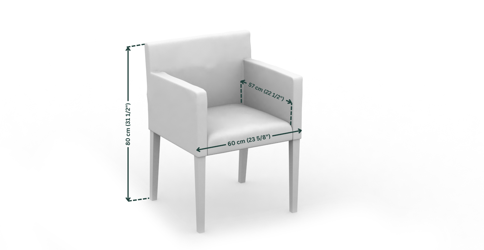 IKEA NILS chair with armrests cover Comfortly