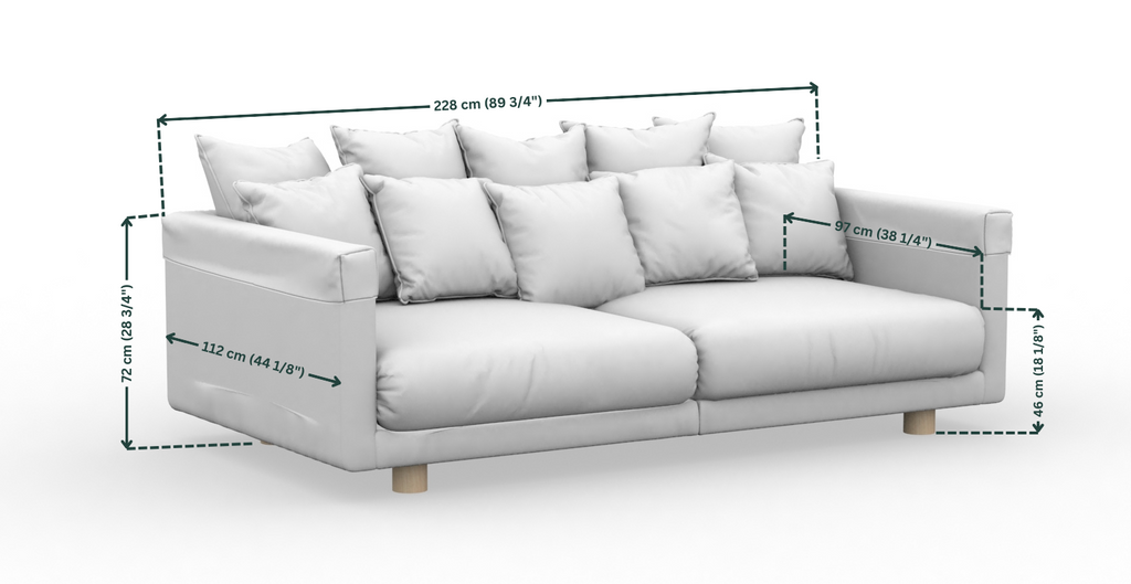 STOCKHOLM 3 Seat IKEA Sofa Cover 2017 – Comfortly STOCKHOLM 3 Seat IKEA Sofa Cover 2017 – Comfortly