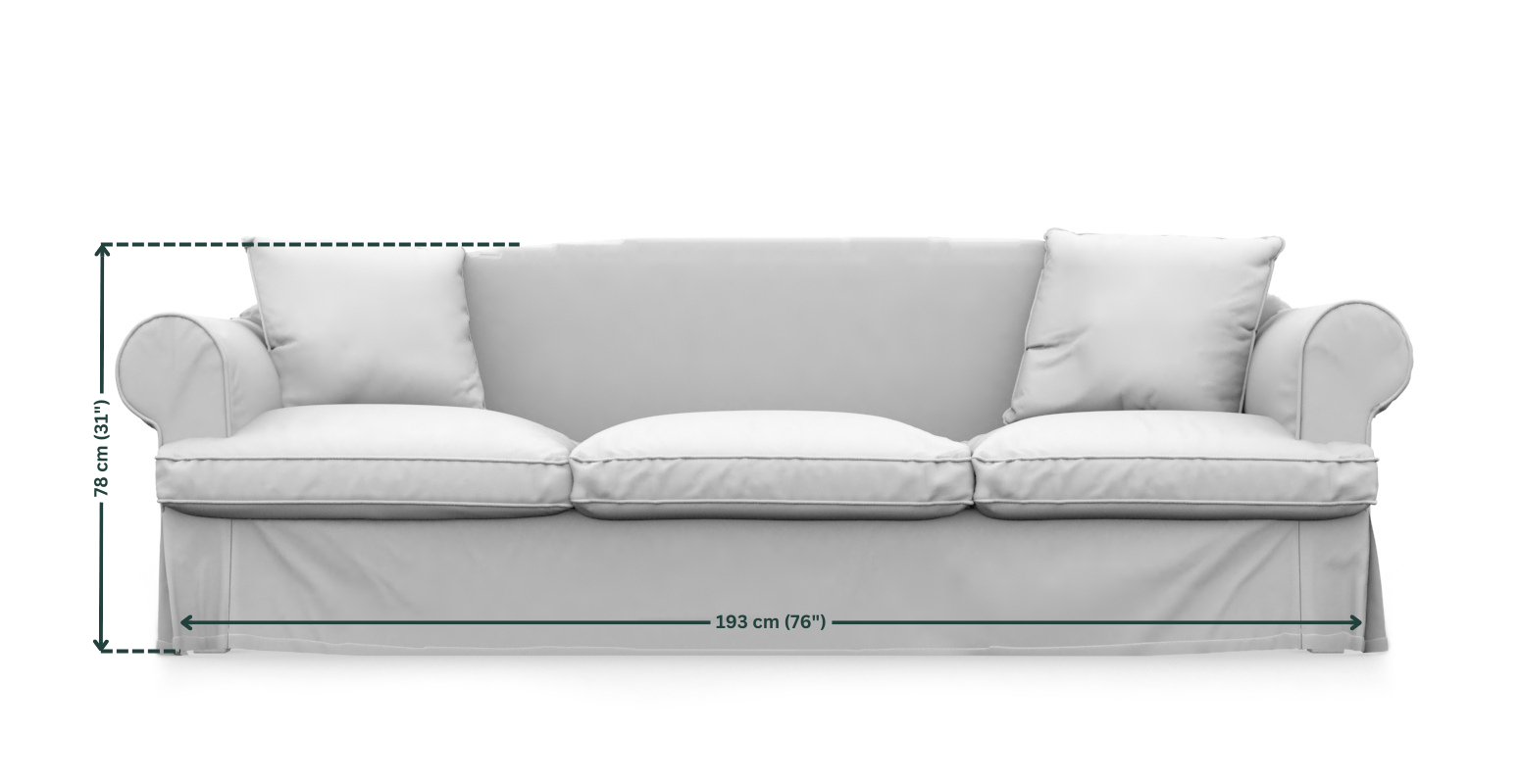 SUNDBORN 3-Sitzer IKEA Sofahusse – Comfortly