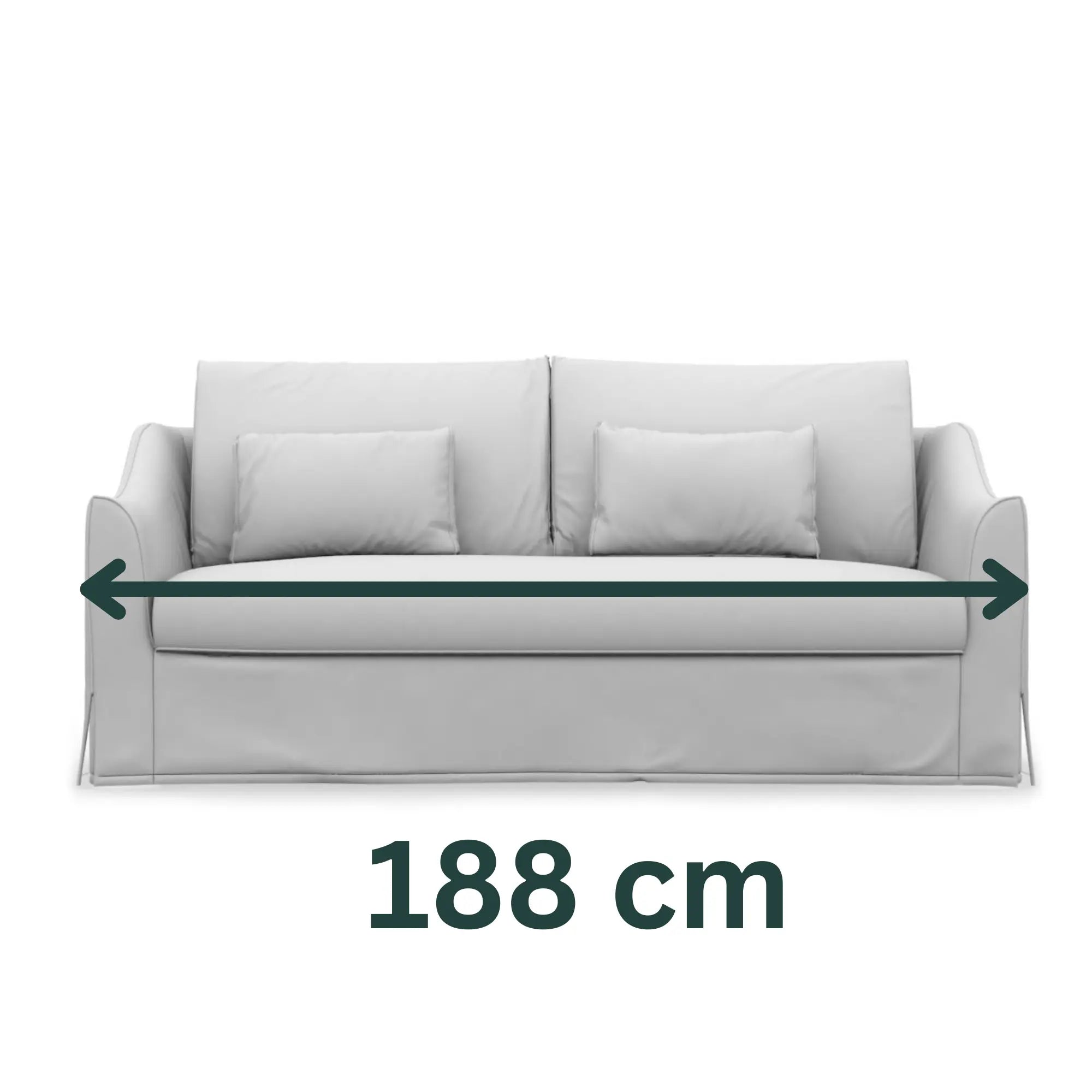 Funda para sofá cama de 2 plazas FÄRLÖV de IKEA (UK/CA versión)