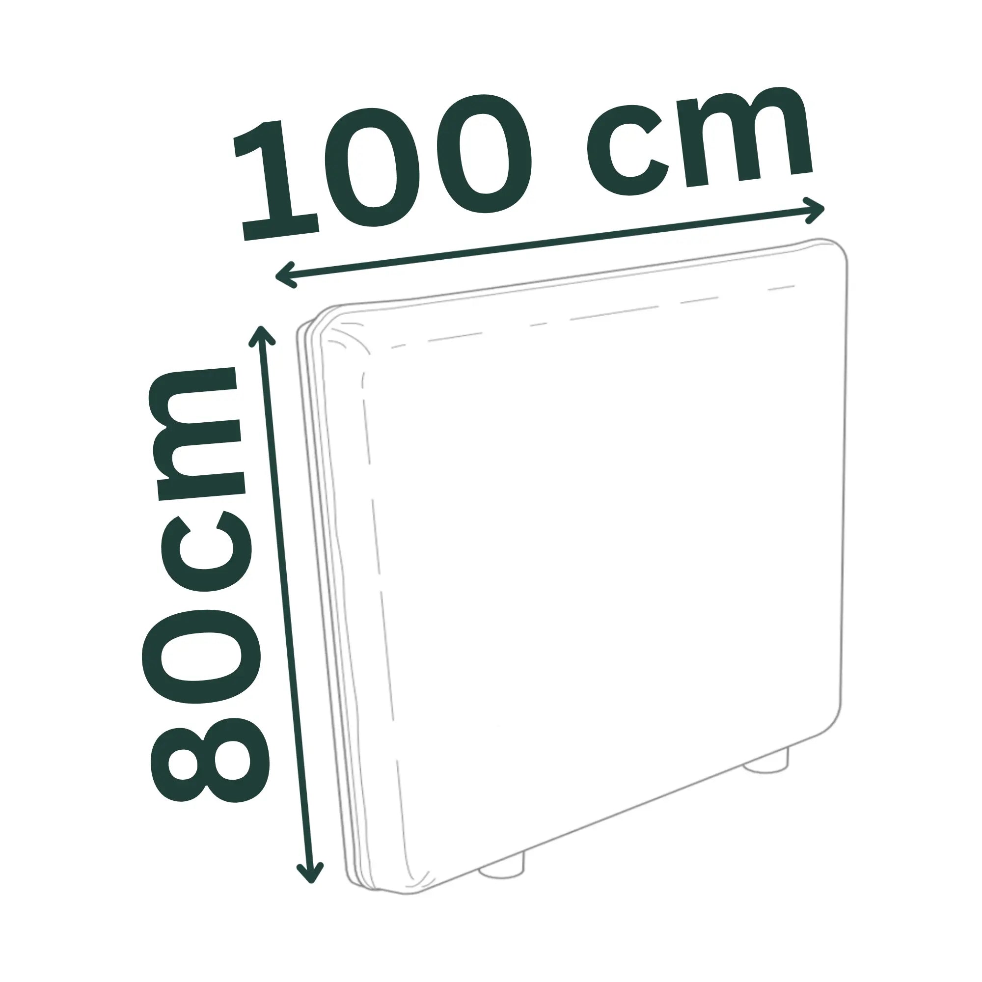 Cover for VALLENTUNA IKEA Backrest 100x80cm