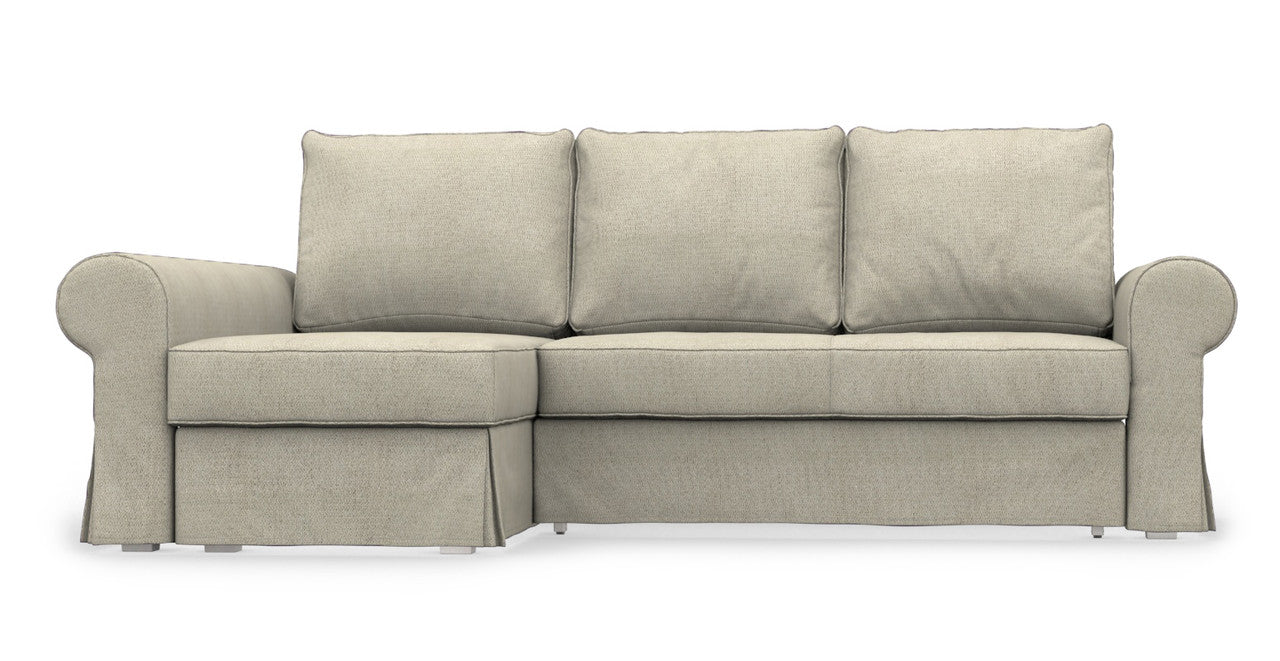 BACKABRO IKEA Sofa Bed with Chaise Longue – Comfortly BACKABRO IKEA Sofa Bed with Chaise Longue – Comfortly