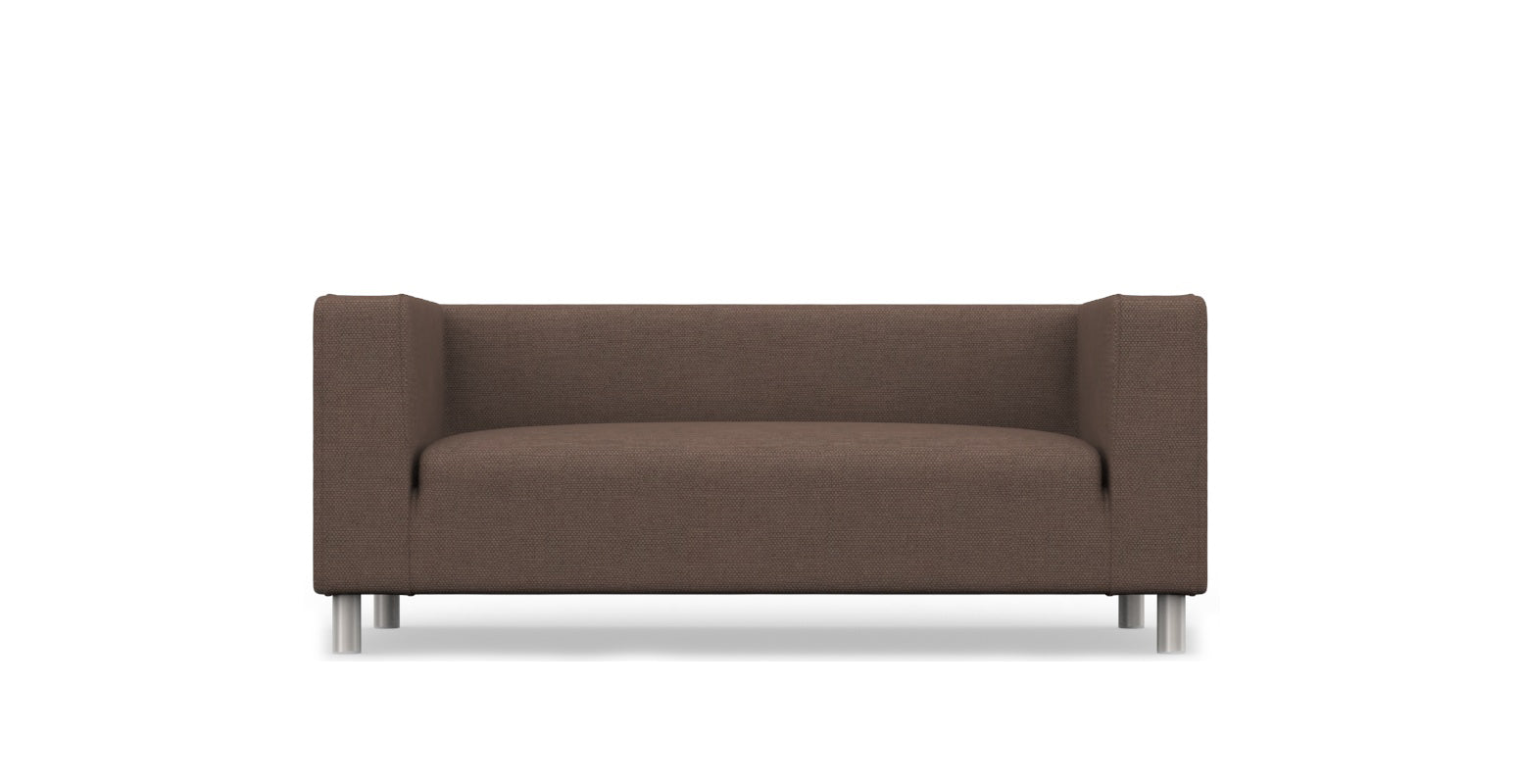 KLIPPAN Seat IKEA Sofa Cover Swiss Linen Blends Dark Grey