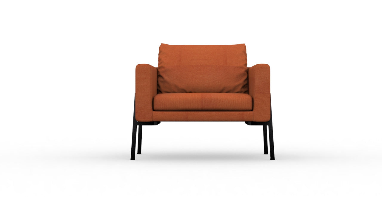 IKEA  コアルプ　KOARP ソファ❶ KOARP armchair Saxemara black-blue/black - IKEA