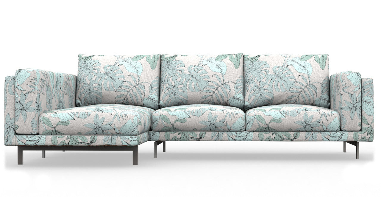 IKEA NOCKEBY 2 seat sofa with left chaise longue cover – Comfortly