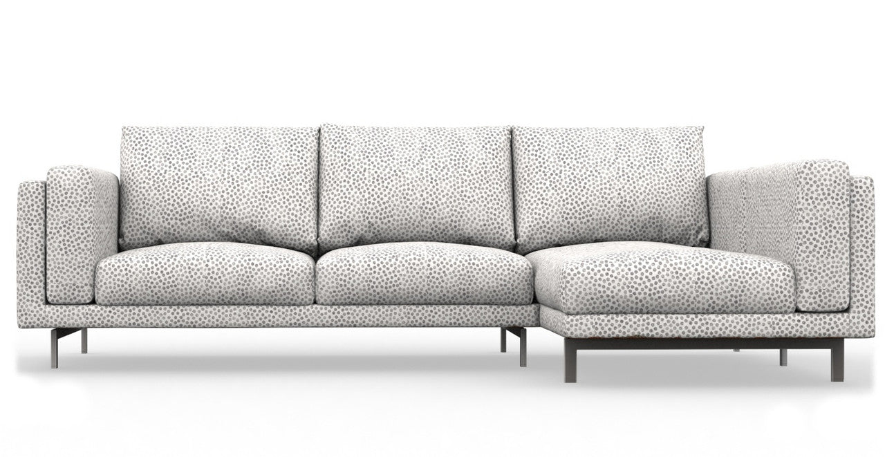 IKEA NOCKEBY 2 seat sofa with right chaise longue cover – Comfortly
