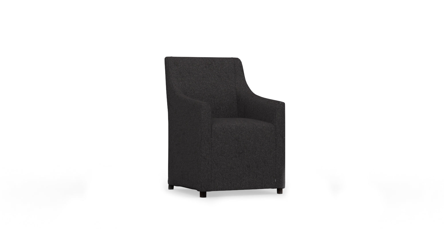 SAKARIAS IKEA Chair Cover With Long Skirt Crown Black Comfortly