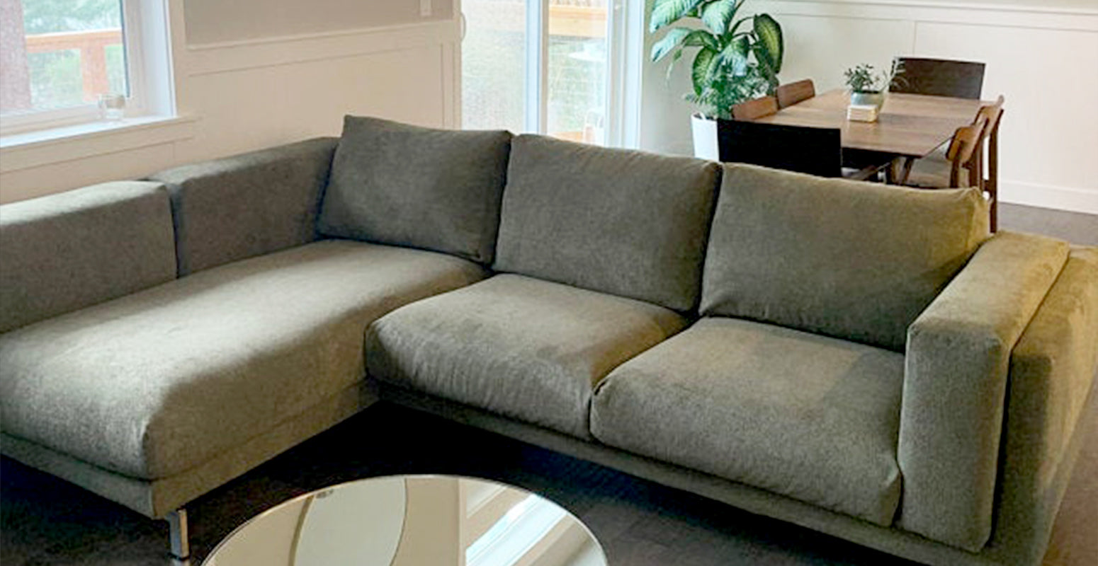 IKEA NOCKEBY 2 seat sofa with left chaise longue cover Comfortly