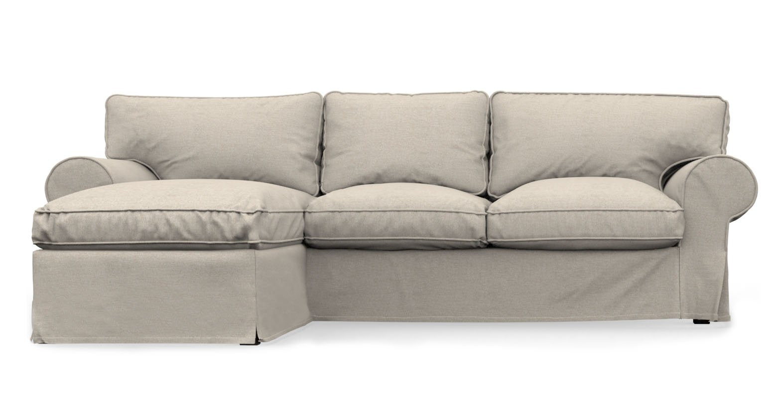Beige Ektorp L Shape Sofa Seater Sofa Ektorp Chaise Lounge Cover