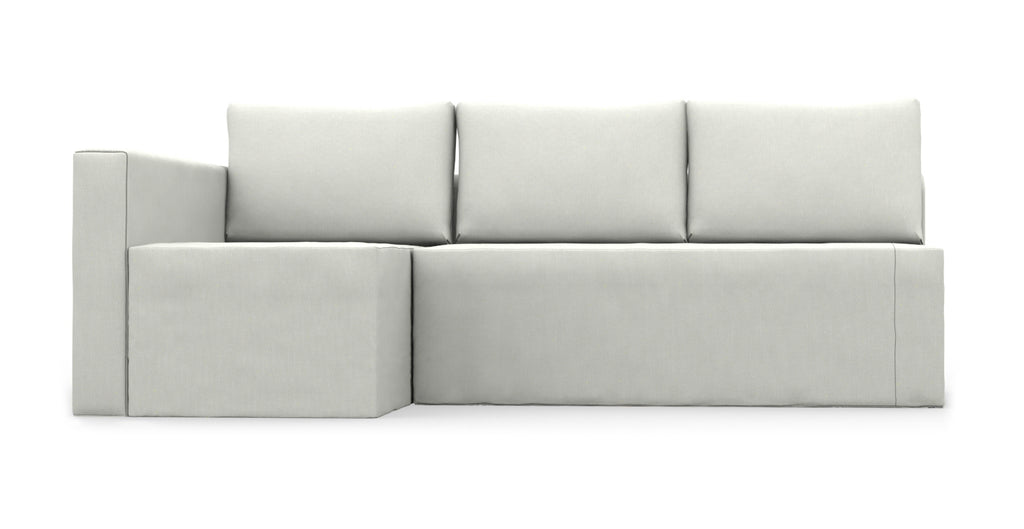 FRIHETEN corner sofa-bed with storage, Bomstad white - IKEA