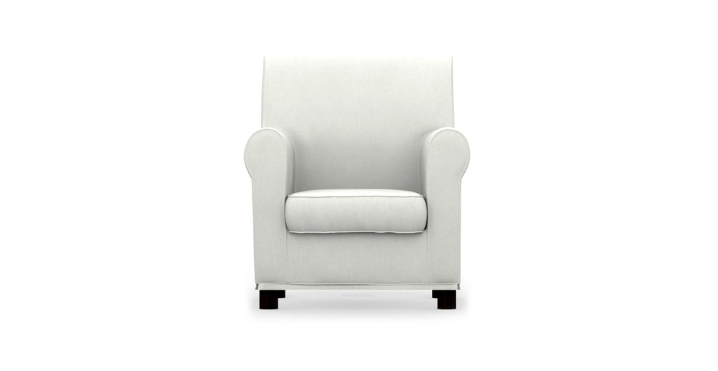 Ikea store white armchair