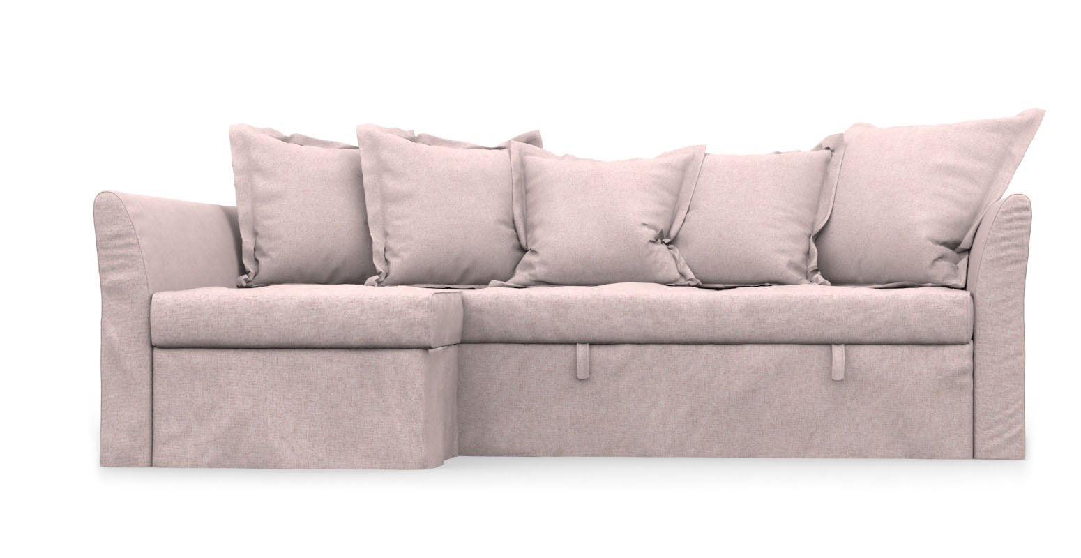HOLMSUND corner sofa-bed Kilanda grey-brown | IKEA Eesti