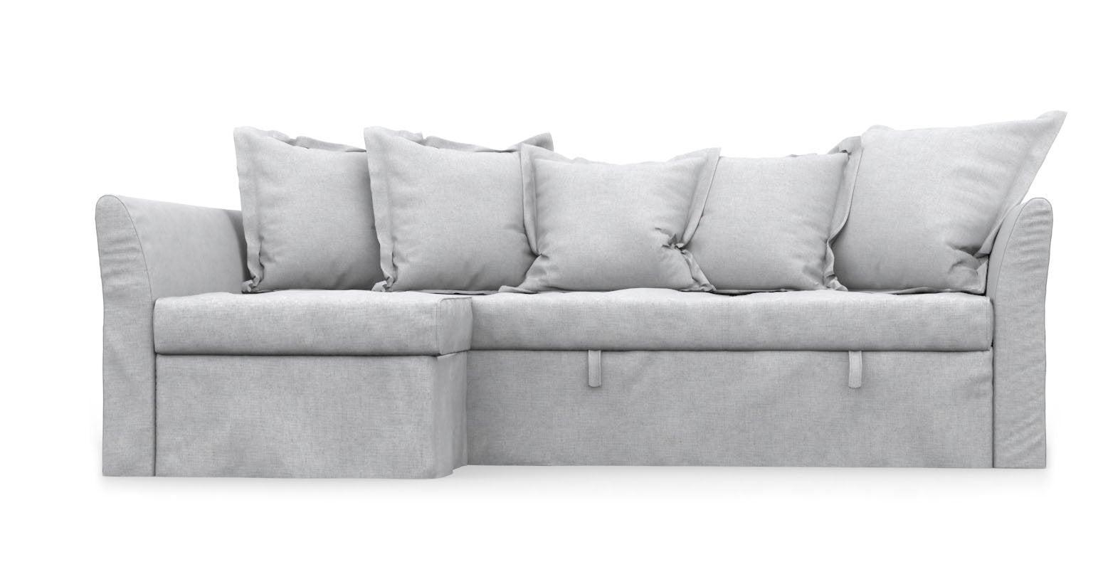 HOLMSUND 3-seat sleeper sofa, Borgunda beige - IKEA