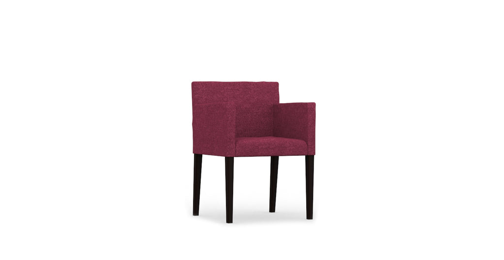 NILS IKEA Chair Cover With Armrests - Crown Chianti