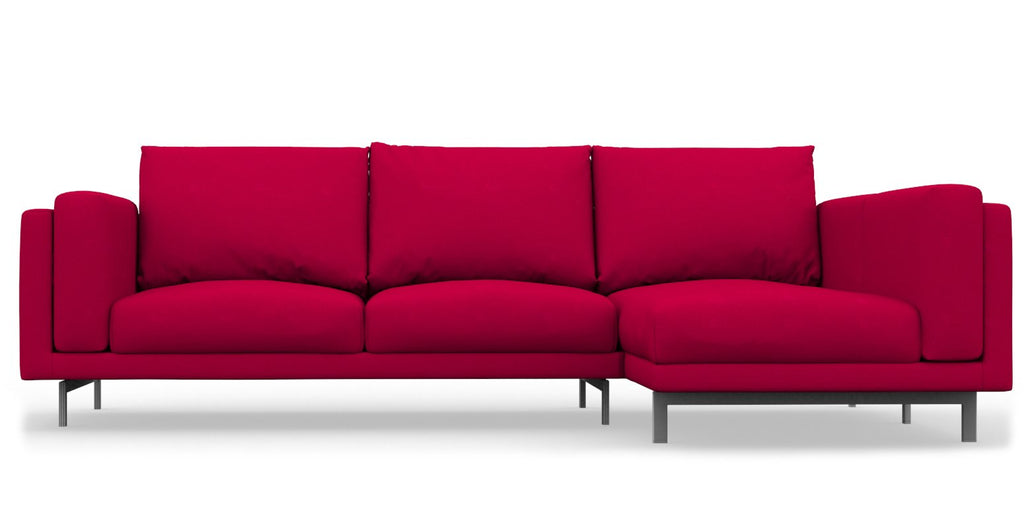 https://www.comfortly.com/cdn/shop/products/nockeby-2-seat-ikea-sofa-with-chaise-longue-right-cover-velvet-blends-red_1024x1024.jpg?v=1629188274