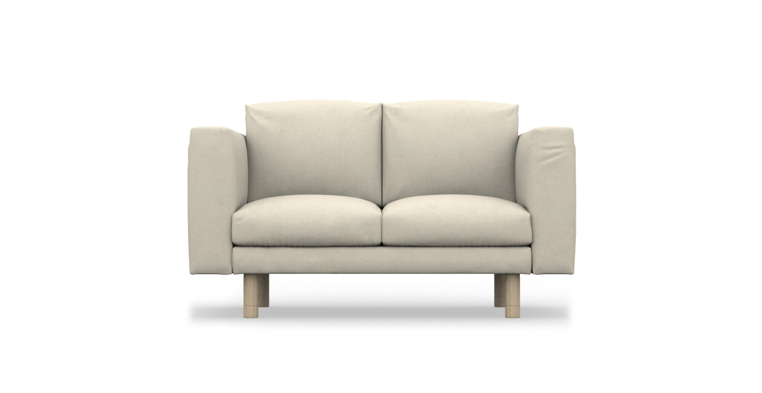IKEA/イケア/通販】 NORSBORG ノルスボリ カバー（※本体は付属しません。カバーのみの商品です） 2人掛けソファ用, エードゥム  ブライトグリーン(d)(S69239626) - 通販 | 家具とインテリアの通販【RoomClipショッピング】