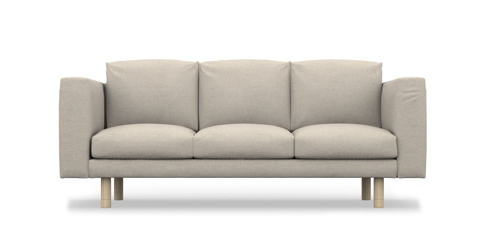 【IKEA】NORSBORG（ノルスボリ）3シーター IKEA NORSBORG 3 seat sofa with armrest cover – Comfortly