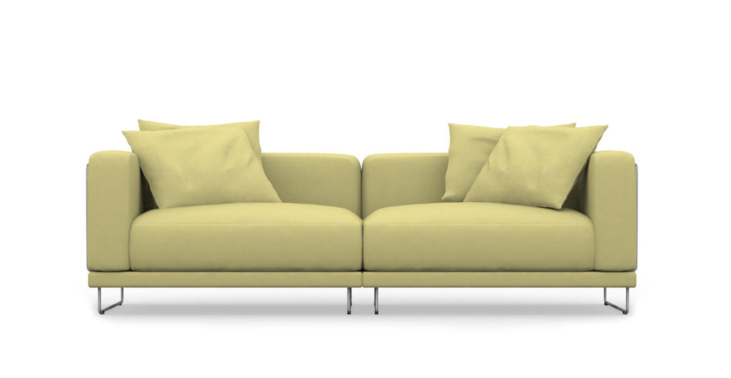 AGERÖD Funda para sofá de 3 plazas, gris - IKEA
